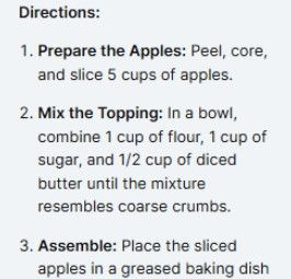 Step-by-step baking instructions unlocked from a corporate enterprise BDR